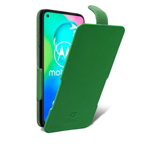 чохол-фліп на Motorola Moto G8 Power Зелений Stenk Prime фото 2