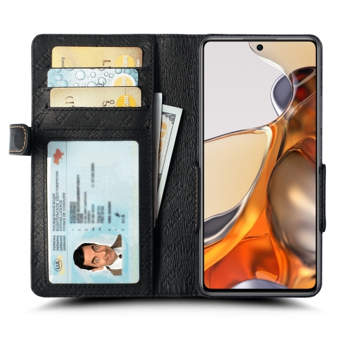 чохол-книжка на Xiaomi 11T Pro Чорний Stenk Wallet фото 2