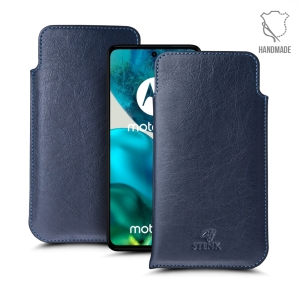 Футляр Stenk Elegance для Motorola Moto G52 Синий