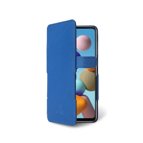 чохол-книжка на Samsung Galaxy A21s Яскраво-синій Stenk Prime фото 2