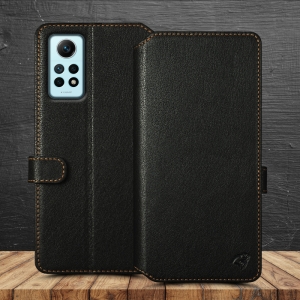 Чохол книжка Stenk Premium Wallet для Xiaomi Redmi Note 12 Pro 4G Чорний