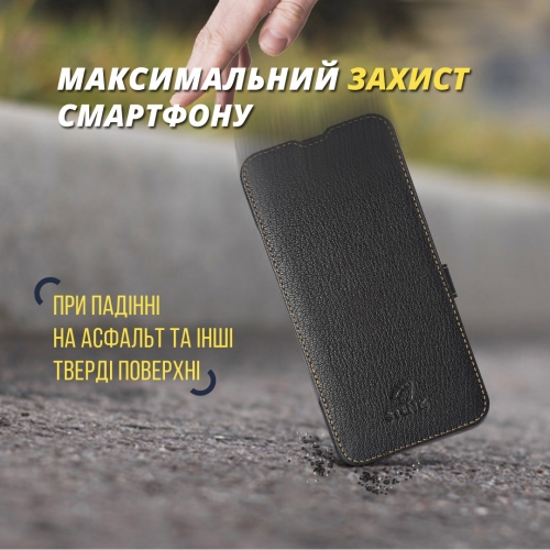 чохол-книжка на Motorola Moto G60 Чорний Stenk Premium фото 6