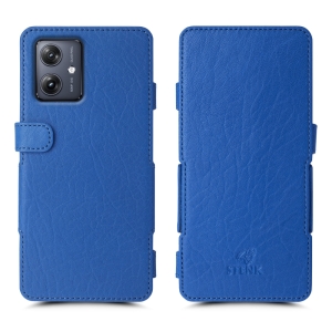 Чехол книжка Stenk Prime для Motorola Moto G54 Ярко синий