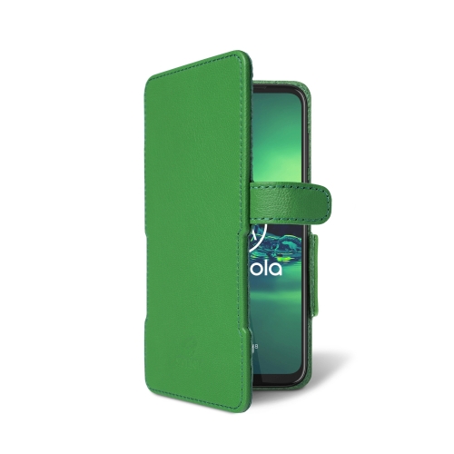 чохол-книжка на Motorola Moto G8 Plus Зелений Stenk Prime фото 2