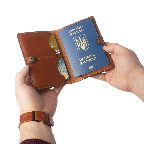чехол-кошелек на  Светло-коричневый Stenk TravelBook mini фото 10