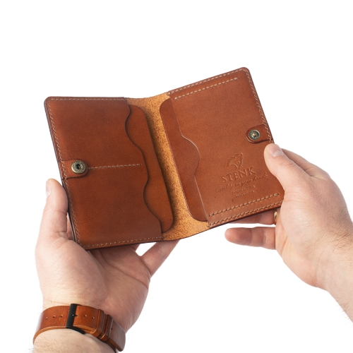 чехол-кошелек на  Светло-коричневый Stenk TravelBook mini фото 7