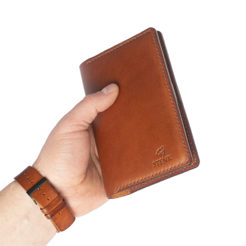 чехол-кошелек на  Светло-коричневый Stenk TravelBook mini фото 6