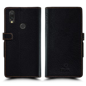 Чехол книжка Stenk Wallet для Xiaomi Redmi 7 Чёрный