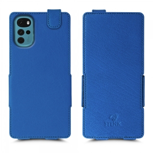 Чехол флип Stenk Prime для Motorola Moto G22 Ярко синий