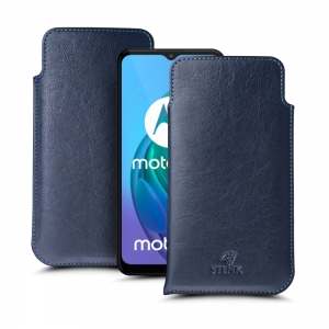 Футляр Stenk Elegance для Motorola Moto G10 Синий