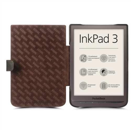 чохол-книжка на PocketBook 740 InkPad 3 Коричневий Stenk Premium фото 2