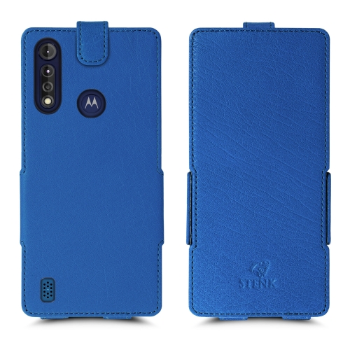 чохол-фліп на Motorola Moto G8 Power Lite Яскраво-синій Stenk Prime фото 1