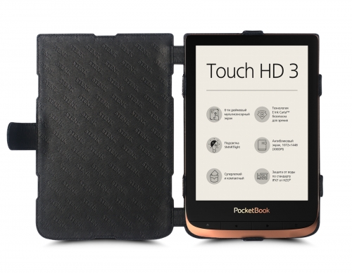 чохол-книжка на PocketBook 632 Touch HD 3 Чорний Stenk Prime фото 2