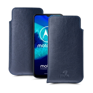 Футляр Stenk Elegance для Motorola Moto G8 Power Lite Синий