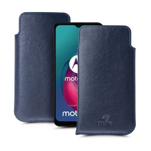 Футляр Stenk Elegance для Motorola Moto G30 Синий