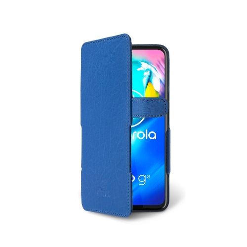 чохол-книжка на Motorola Moto G8 Power Яскраво-синій Stenk Prime фото 2