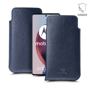 Футляр Stenk Elegance для Motorola Edge 30 Ultra Синий