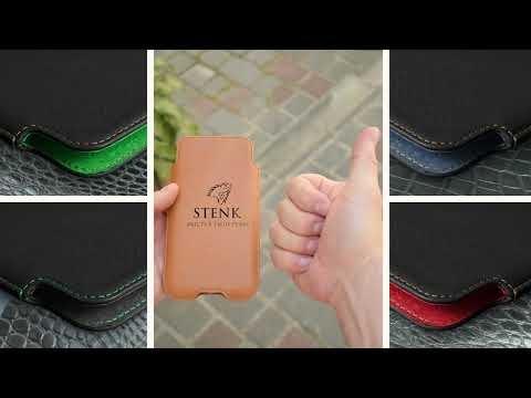 Футляр Stenk Sportage для Xiaomi Poco F6 Pro Коричневый Видео