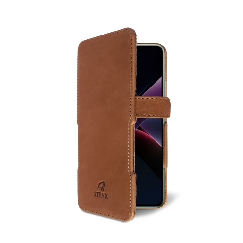 чехол-книжка на Xiaomi Poco X7 Pro Светло-коричневый  Prime фото 2