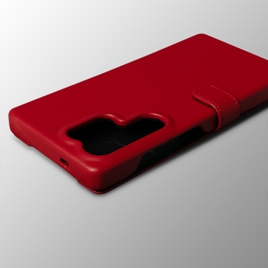 Чохол книжка Stenk Premium для Samsung Galaxy S25 Ultra Червоний