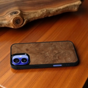 Накладка SkinBacker Wood для Apple iPhone 16 Мірт (Корінь)