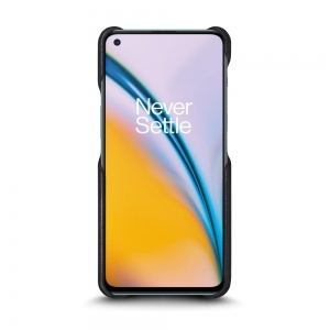 Шкіряна накладка Stenk Cover для OnePlus Nord 2 5G Чорна