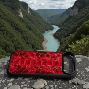 Накладка SkinBacker Python Scales для Apple iPhone 17 Air Красный