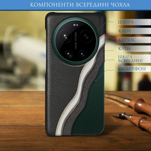 бампер на Xiaomi 17 Ultra Чорний Stenk Cover фото 4