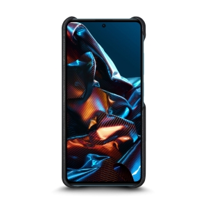 Шкіряна накладка Stenk Reptile Cover для Xiaomi Poco X5 Pro Чорна