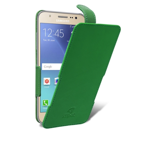 чехол-флип на Samsung Galaxy J5 Зелёный Stenk Prime фото 2