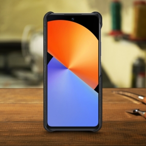 Шкіряна накладка Stenk Cover для Infinix Note 30 Чорна