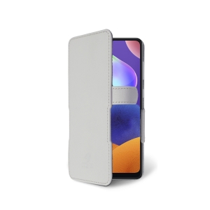 Чехол книжка Stenk Prime для Samsung Galaxy A31 Белый