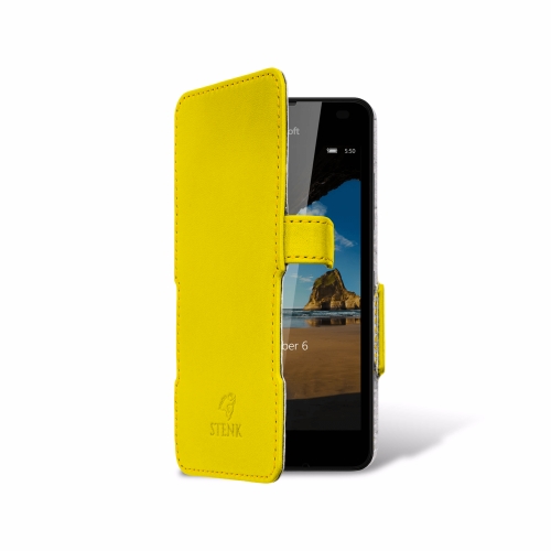 чохол-книжка на Microsoft Lumia 550 Жовтий Stenk Сняты с производства фото 2