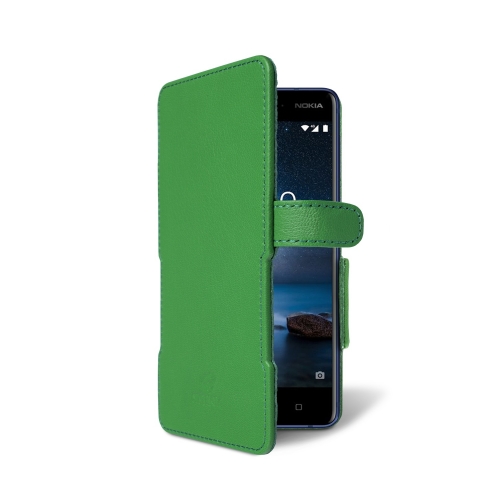чехол-книжка на Nokia 8 Зелёный Stenk Prime фото 2