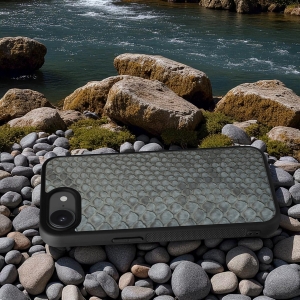 Накладка SkinBacker Mini Python Scales для Apple iPhone 16 Сірий