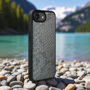 Накладка SkinBacker Mini Python Scales для Apple iPhone 16 Сірий