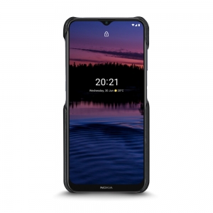 Шкіряна накладка Stenk Reptile Cover для Nokia G20 Чорна