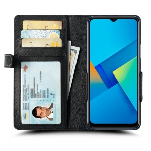 Чохол книжка Stenk Wallet для Vivo Y21 Чорний