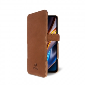 Чехол книжка Stenk Prime для Xiaomi Poco X4 GT Camel
