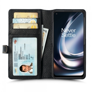 Чехол-портмоне Stenk Premium Wallet для OnePlus Nord CE 2 Lite 5G Чёрный