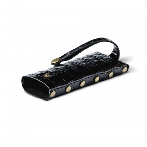 Кожаная ключница Stenk EasyKey Crocodile Black