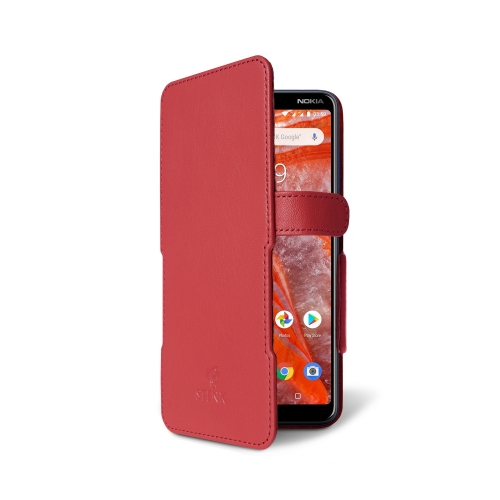 чехол-книжка на Nokia 3.1 Plus Красный Stenk Prime фото 2