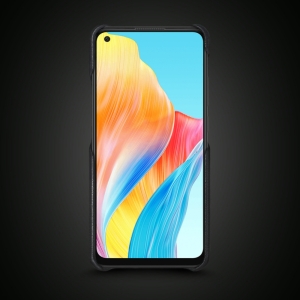 Шкіряна накладка Stenk WoodBacker для OPPO A78 4G Чорна