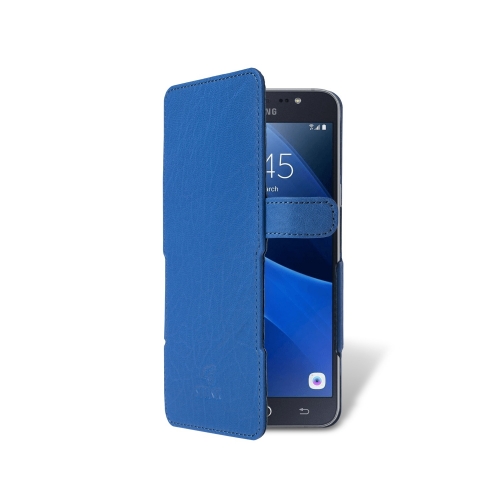 чохол-книжка на Samsung Galaxy J7 (2016) Яскраво-синій Stenk Prime фото 2