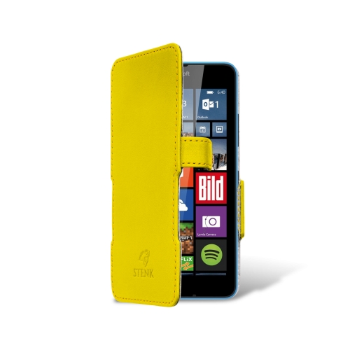 чохол-книжка на Microsoft Lumia 640 DS Жовтий Stenk Сняты с производства фото 2