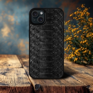 Накладка SkinBacker Python Scales для Apple iPhone 14 Plus Чорний