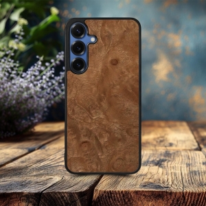 Накладка SkinBacker Wood для Samsung Galaxy S25 Мирт (Корень)