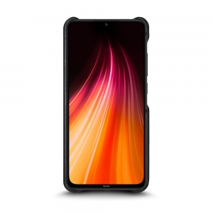 Шкіряна накладка Stenk Cover для Xiaomi Redmi Note 8 (2021) Чорна