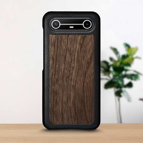 бампер на TECNO Pova Slim 5G Чорний Stenk Cover WoodBacker фото 1