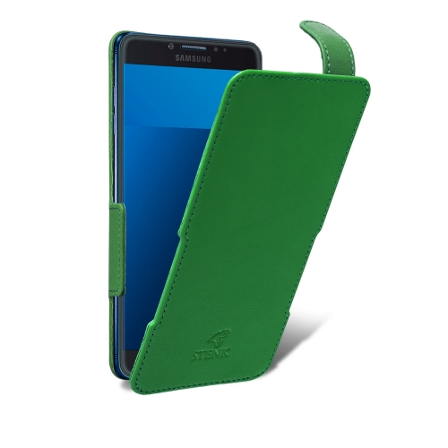 чохол-фліп на Samsung Galaxy C7 Pro Зелений Stenk Сняты с производства фото 2